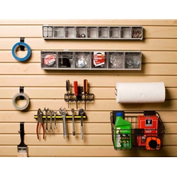 Workbench Accessory and Organization 12 piece Kit for Slatwall