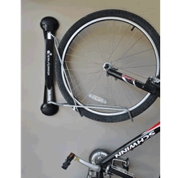 Compact Bike Wall Rack | Swivel Vertical Storage Mount | Tires Up to 2.1  Wide