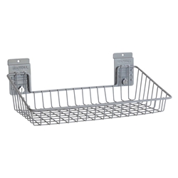 Small Angle Wire Basket for storeWALL Slatwall Storage