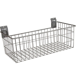 Heavy Duty Deep Wire Basket for storeWALL Slatwall Storage